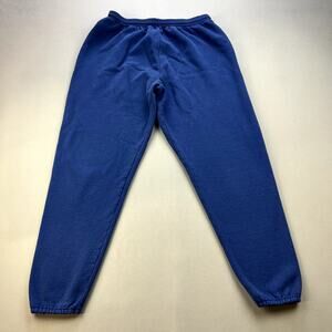 Vintage Blue Sweatpants Mens XL Cheetah Joggers Blank Sportswear Made USA 90s